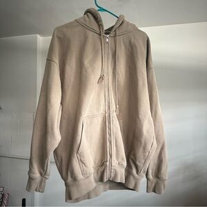brandy melville zip up hoodie